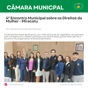4º Encontro Municipal sobre os Direitos da Mulher - Miracatu 4º Encontro Municipal sobre os Direitos da Mulher - Miracatu