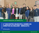 4º Encontro Municipal sobre os Direitos da Mulher - Miracatu 4º Encontro Municipal sobre os Direitos da Mulher - Miracatu
