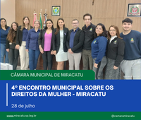 4º Encontro Municipal sobre os Direitos da Mulher - Miracatu