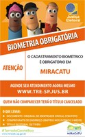 Biometria é Obrigatória para a cidade de Miracatu