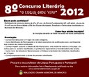 8º Concurso Literário - O lugar onde vivo - Regulamento 8º Concurso Literário - O lugar onde vivo - Regulamento