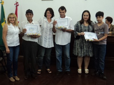 Alunos da Rede Municipal com texto selecionado