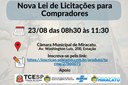 Evento Nova Lei de Licitação para Compradores