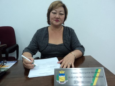Vereadora Tiemi solicita diversos recursos para o município de Miracatu - imagem