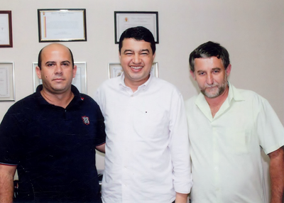 Vereadores Junior Baiano e Italiano se reúnem com Deputado Estadual Carlos Cézar - imagem