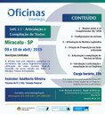 Inscrições abertas para o Curso de  Articulação e Compilação de Textos