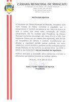 Nota de Esclarecimento 