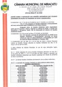 Reposição das Sessões Ordinária da Câmara Municipal de Miracatu Reposição das Sessões Ordinária da Câmara Municipal de Miracatu