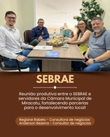 Sebrae Regional e Câmara Municipal de Miracatu