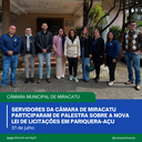 Servidores da Câmara de Miracatu participaram de palestra sobre a Nova Lei de Licitações em Pariquera-Açu Servidores da Câmara de Miracatu participaram de palestra sobre a Nova Lei de Licitações em Pariquera-Açu