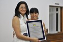 Sra. Ademilda recebe Título de Cidadã Honorária Sra. Ademilda recebe Título de Cidadã Honorária