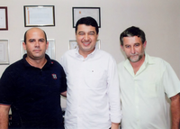 Vereadores Junior Baiano e Italiano se reúnem com Deputado Estadual Carlos Cézar